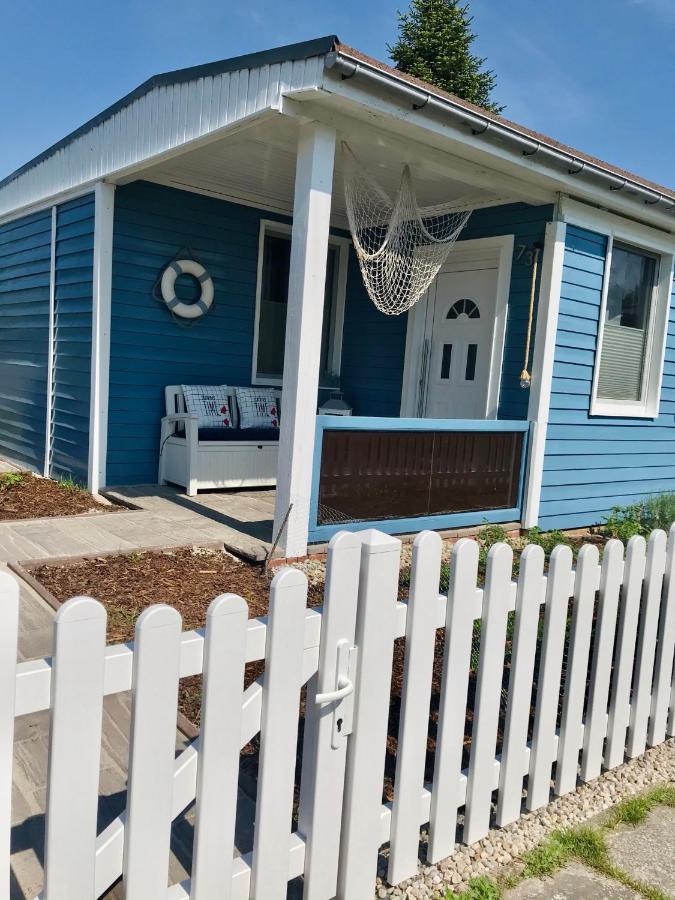 Sonniges Ferienhaus Fischer-Huus Vor Usedom & Direkt Am Haff Und Wasserzugang Monkebude Exterior photo