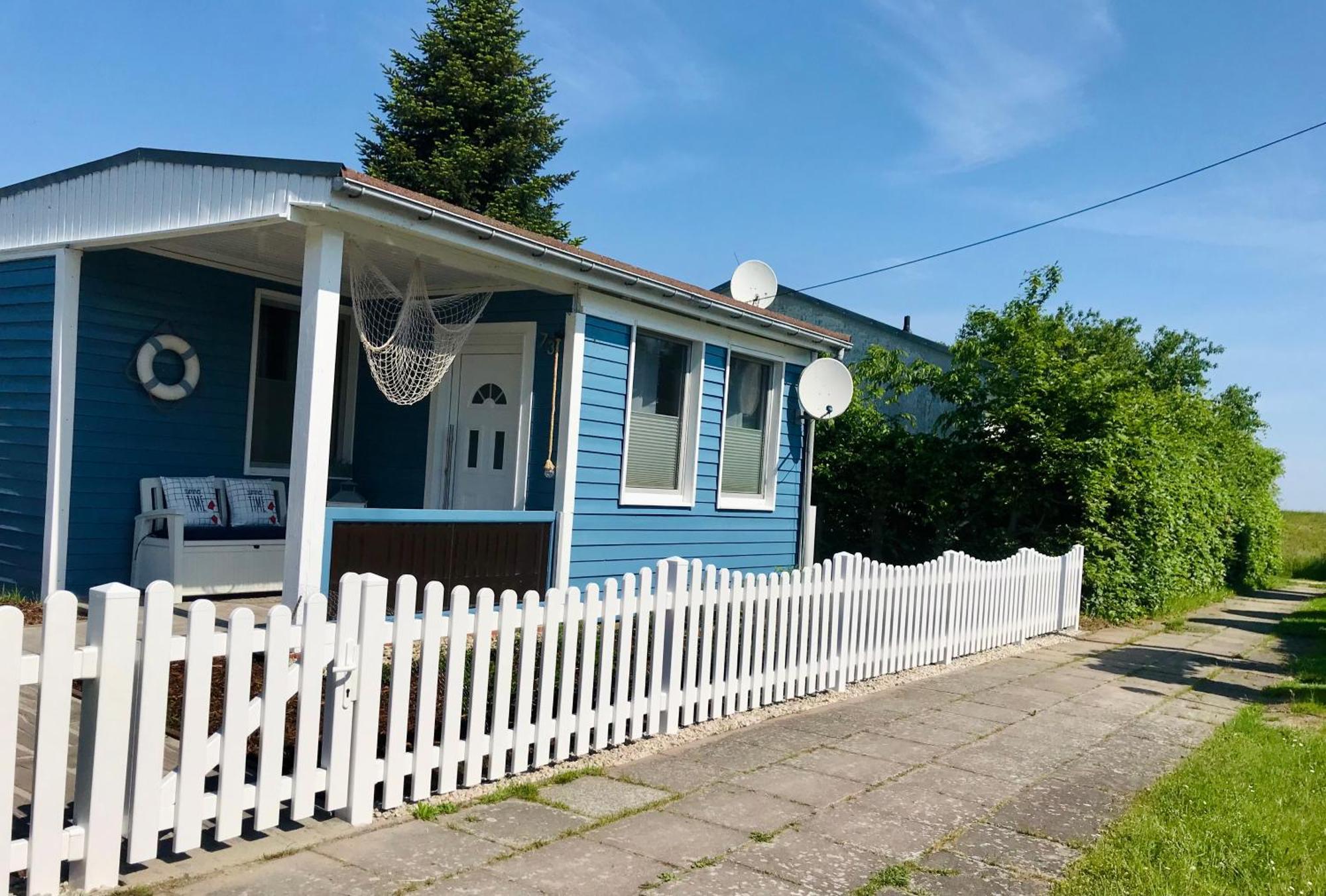 Sonniges Ferienhaus Fischer-Huus Vor Usedom & Direkt Am Haff Und Wasserzugang Monkebude Exterior photo